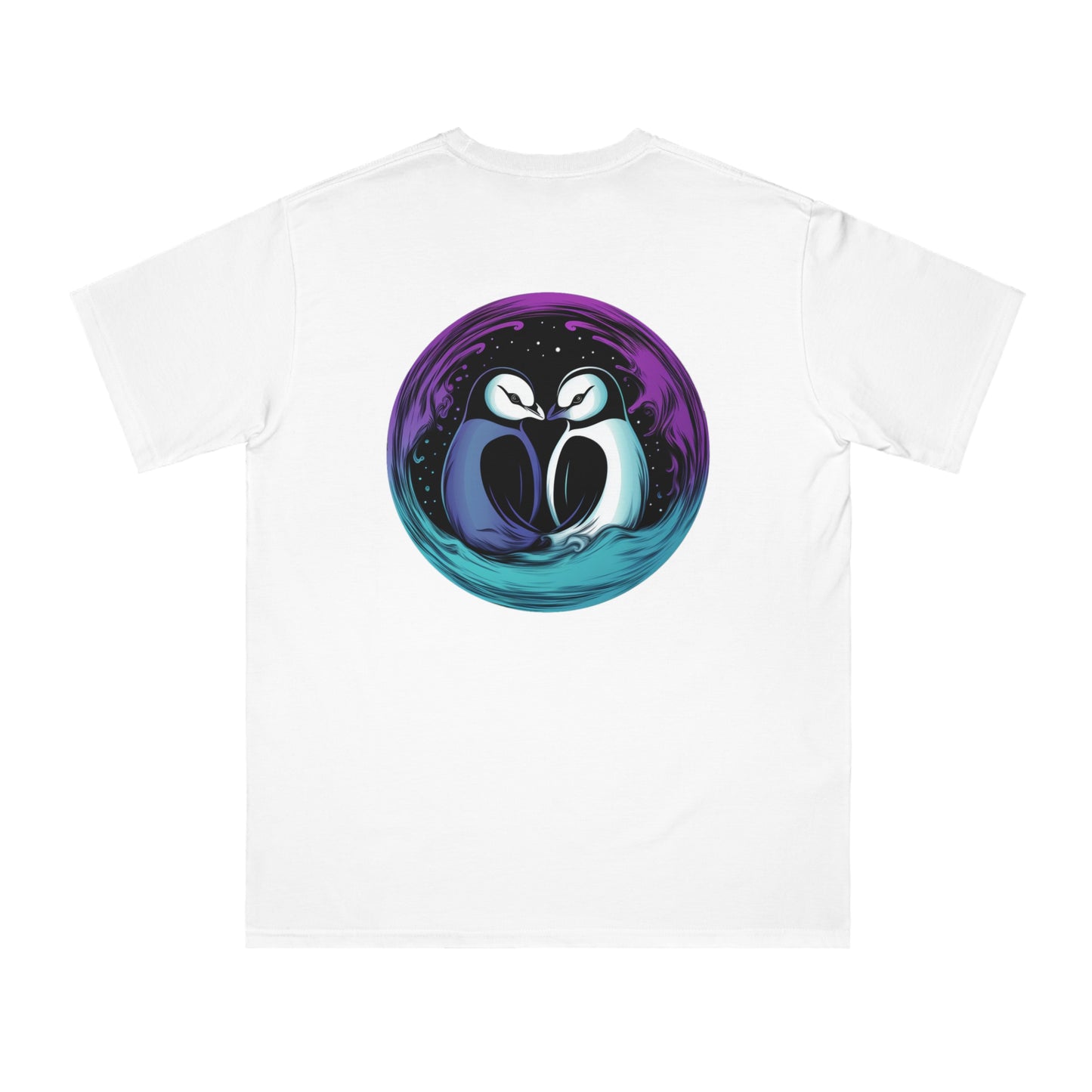 Organic Penguin Yin Yang Unisex Classic T-Shirt