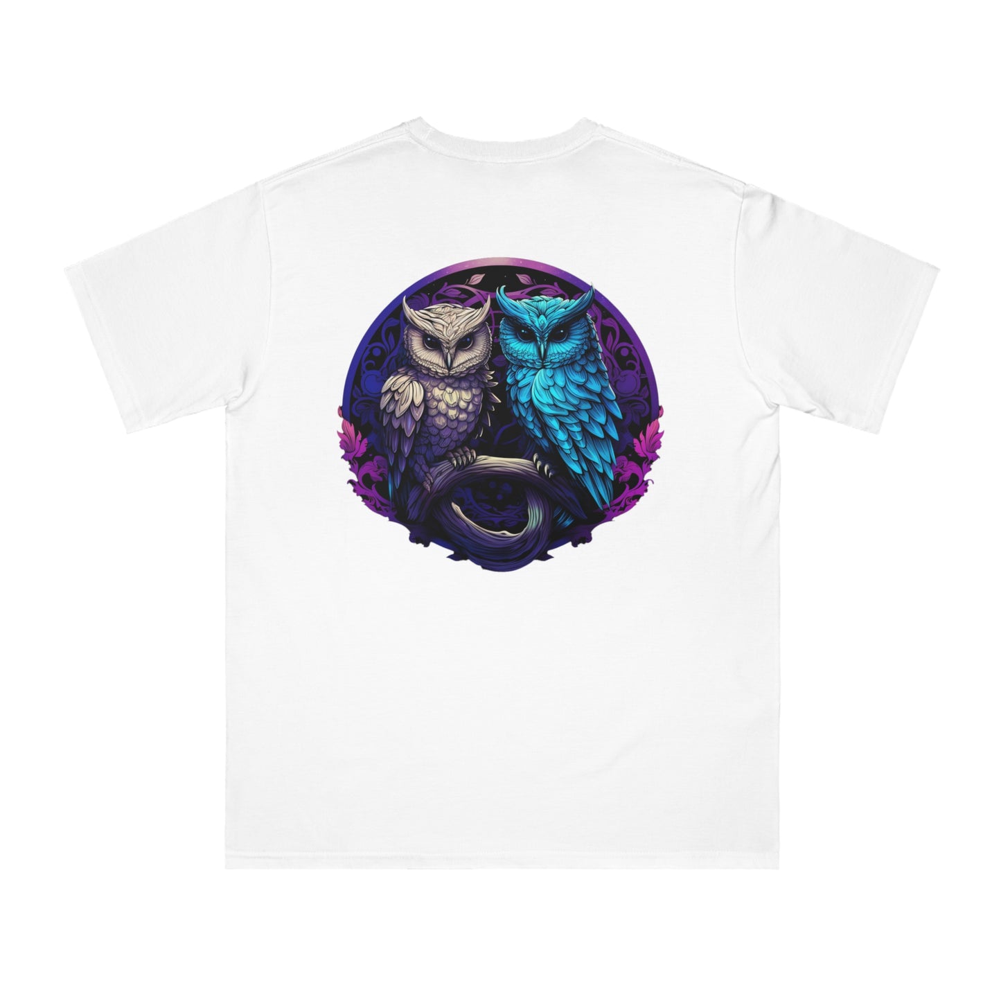 Organic Owl Yin Yang Unisex Classic T-Shirt