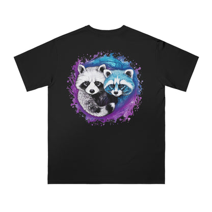 Organic Racoon Yin Yang Unisex Classic T-Shirt