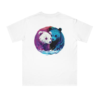 Organic Bear Yin Yang Unisex Classic T-Shirt