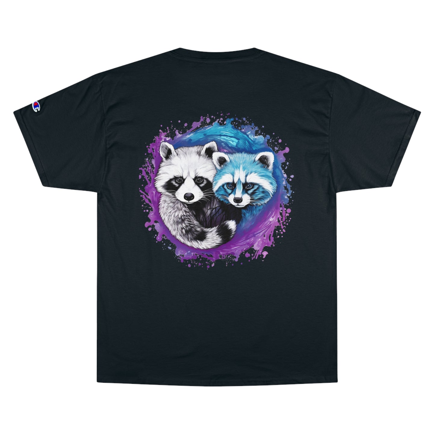 Champion Racoon Yin Yang Unisex Classic T-Shirt