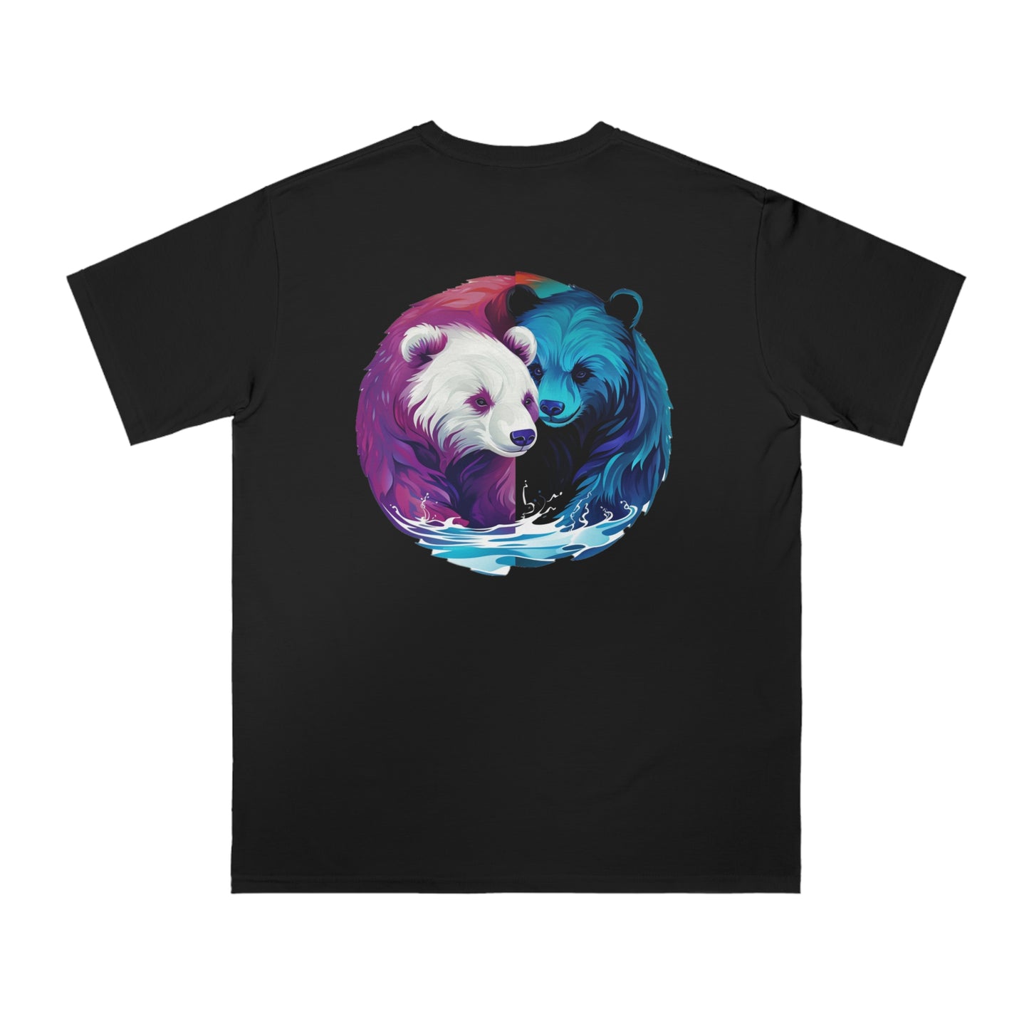 Organic Bear Yin Yang Unisex Classic T-Shirt