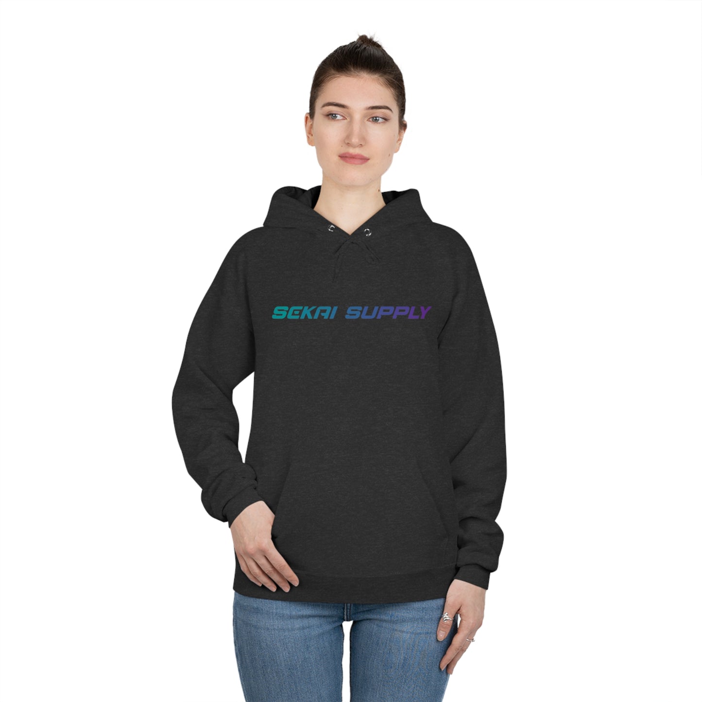 Sekai Supply Text Unisex EcoSmart® Pullover Hoodie Sweatshirt