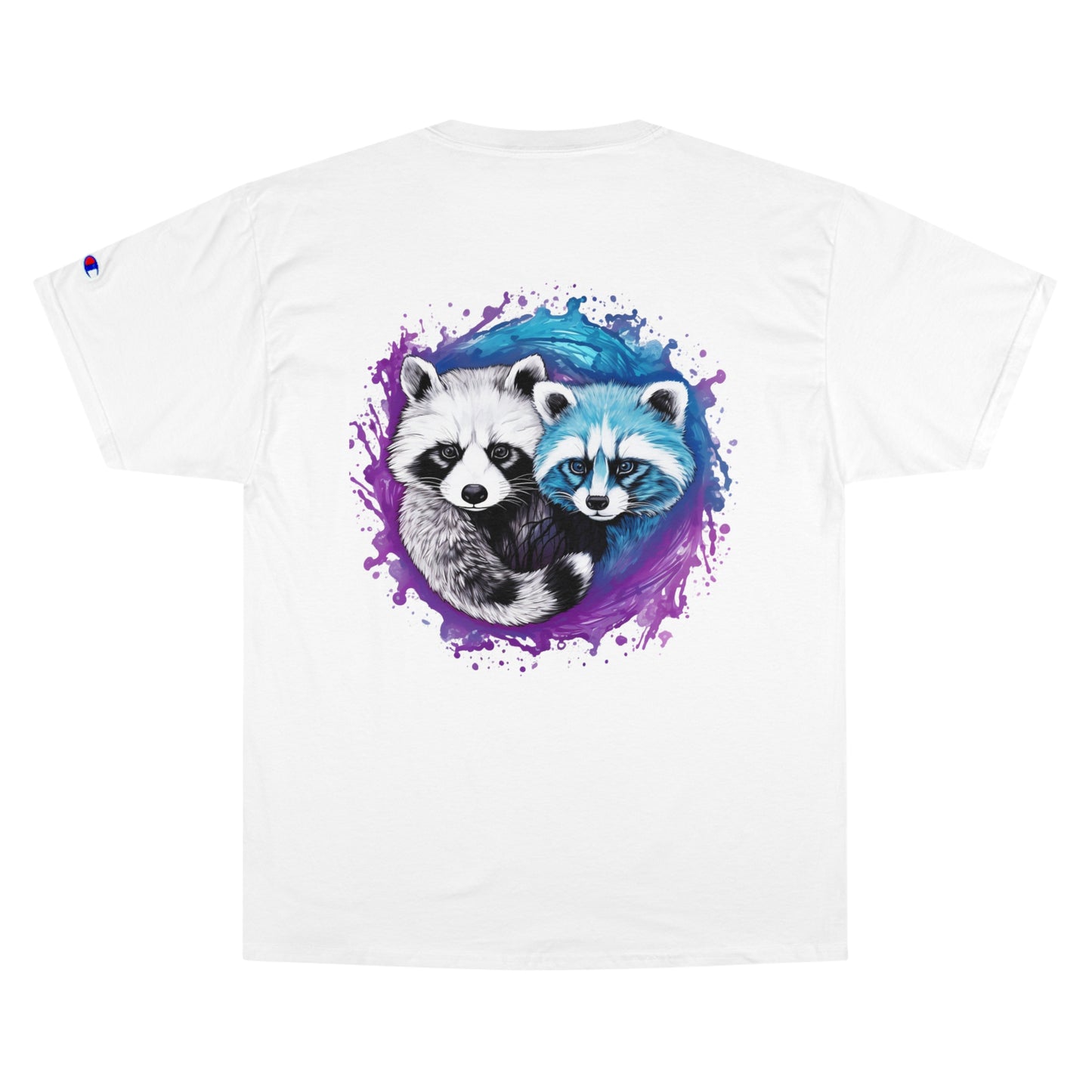 Champion Racoon Yin Yang Unisex Classic T-Shirt