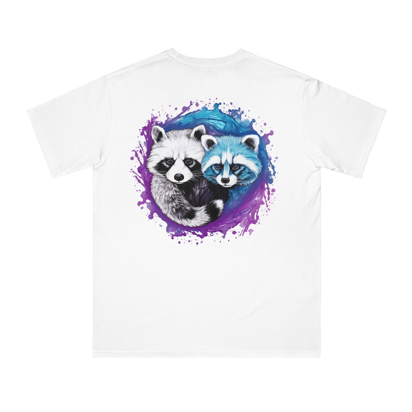 Organic Racoon Yin Yang Unisex Classic T-Shirt