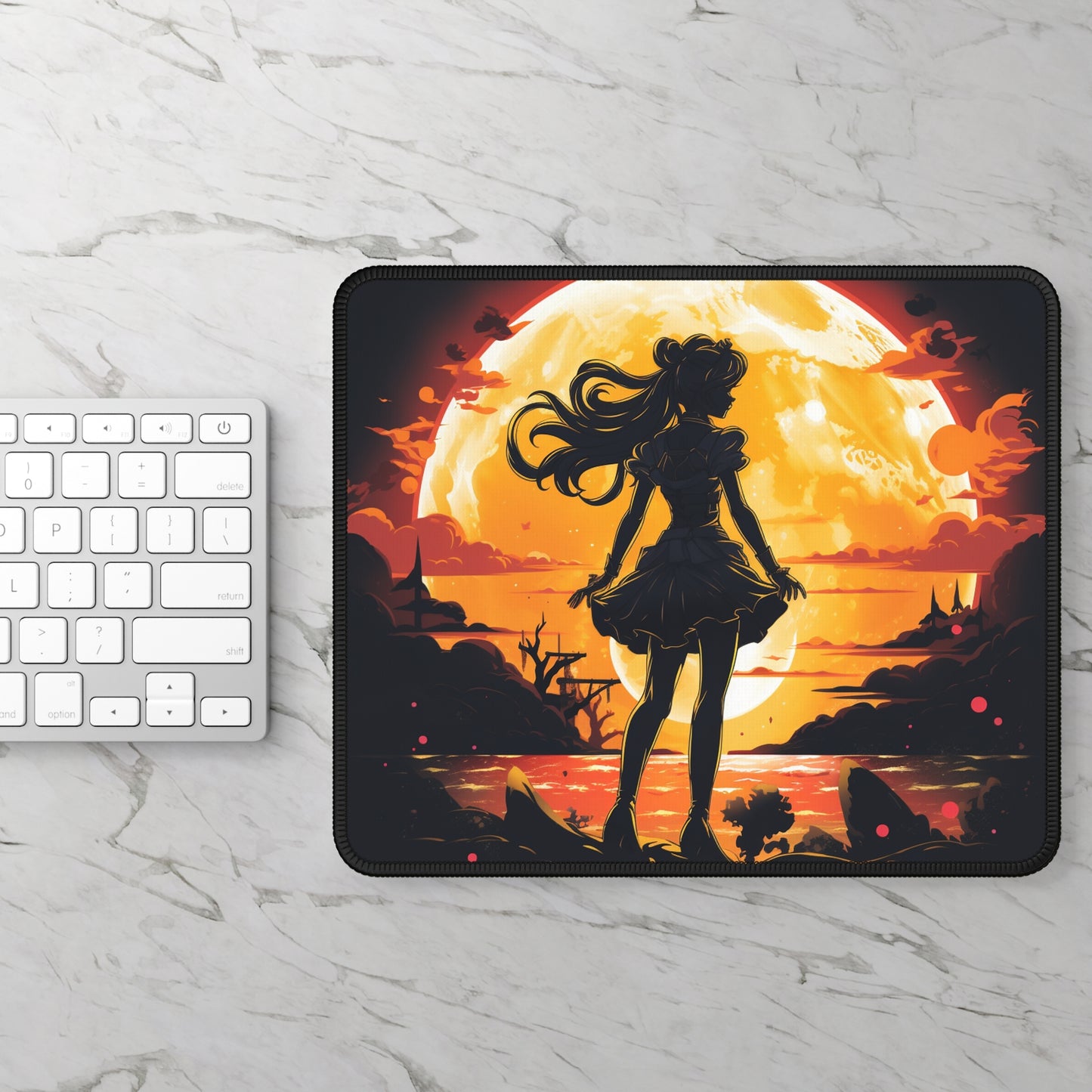 Moon Gaming Mouse Pad